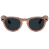 Умные очки Ray-Ban Meta* Headliner Gen 2 Matte Peach, Фотохромные линзы Clear to Grey Transitions (RW4013), размер L
